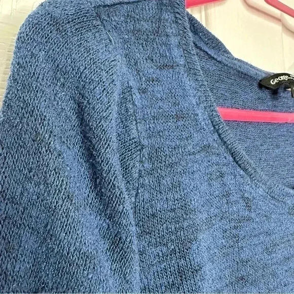 George Maternity  Shirt Blue Size Small - Picture 3 of 16